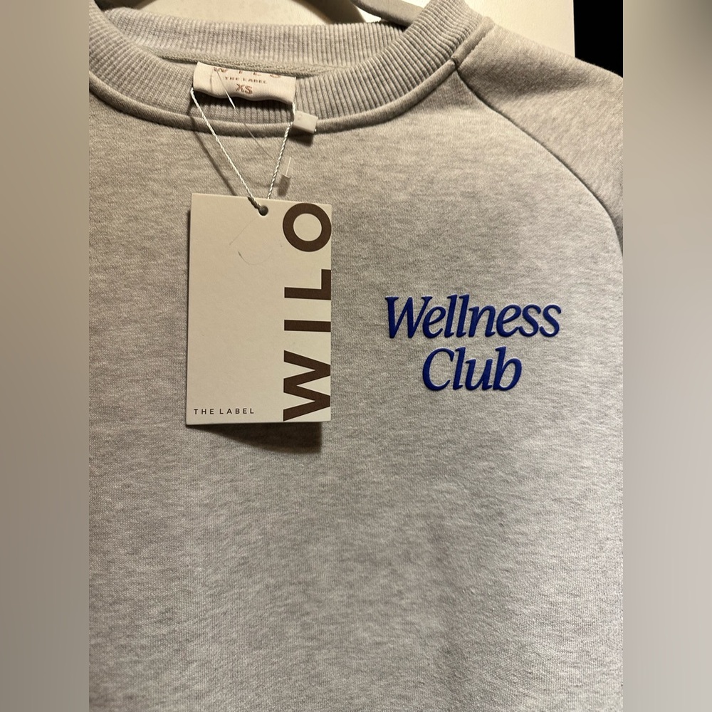NWT WILO AUSTRALIA Oversized Wellness Club Crewneck Sweatshirt